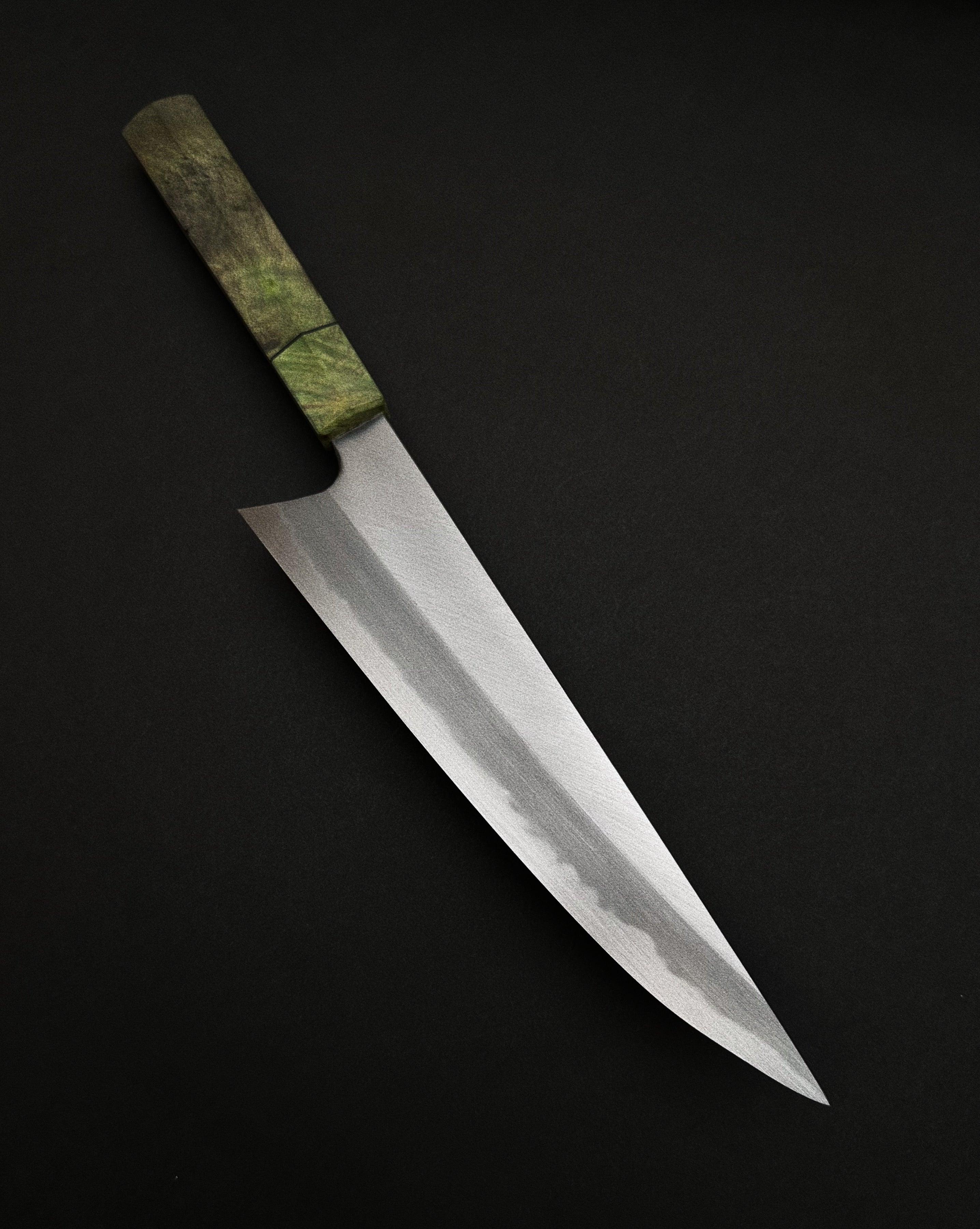 Chefs Knife in Buckeye Burl - 6D8167C3-801D-4F29-95ED-50F391A550F7