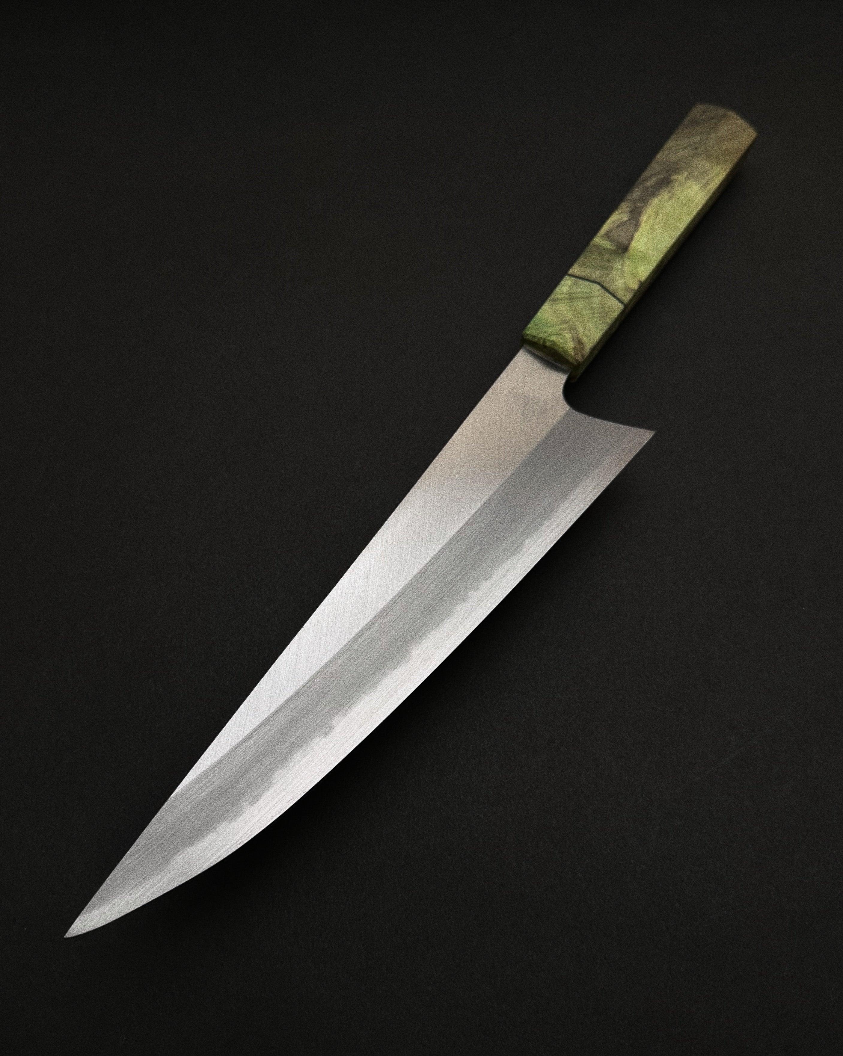 Chefs Knife in Buckeye Burl - 7C332B4A-5448-490D-B540-0E2FCD9BDAFF