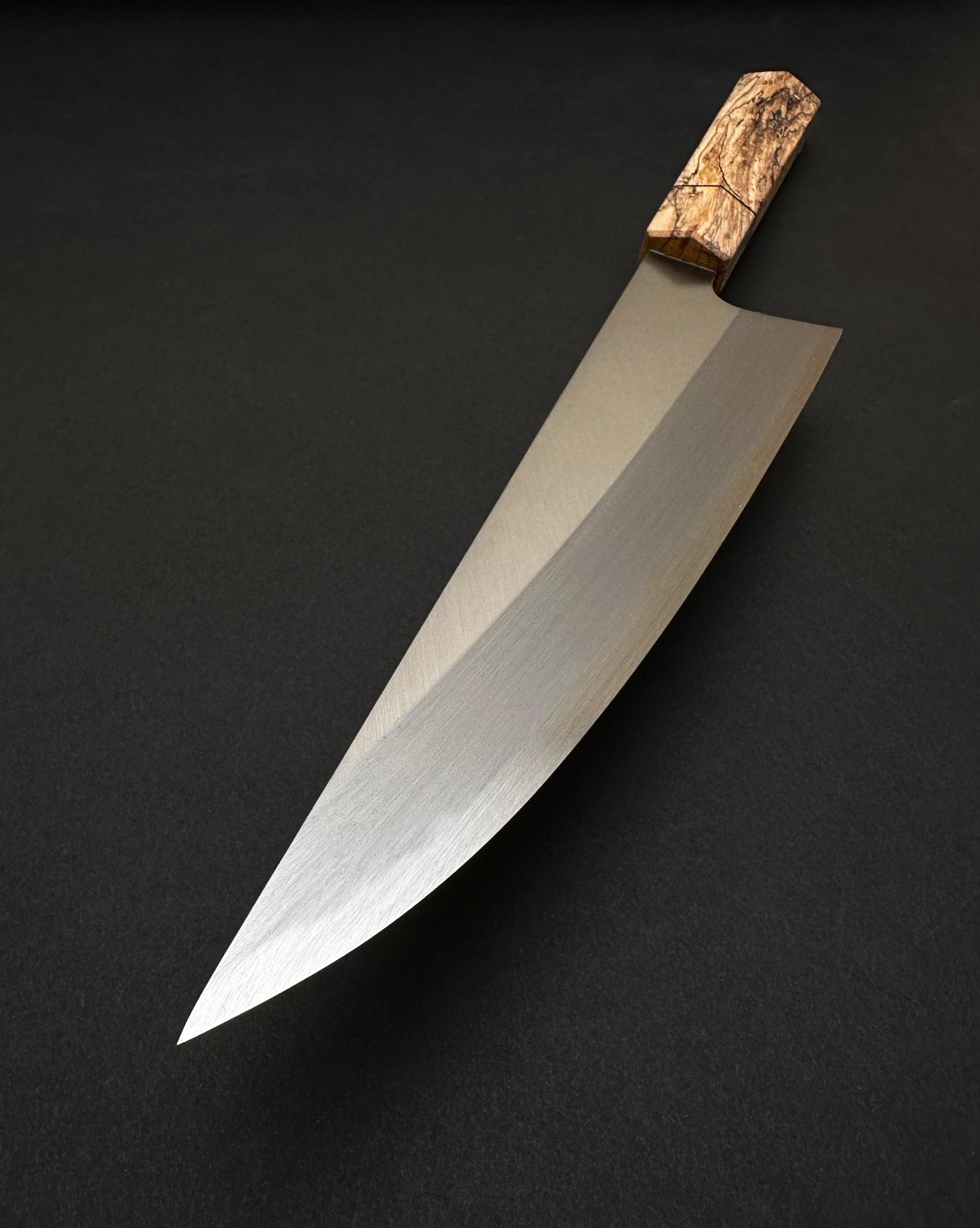 Chefs Knife in Spalted Tamarind - A02A1E87-1BD0-403D-87A0-BD6E7260061C