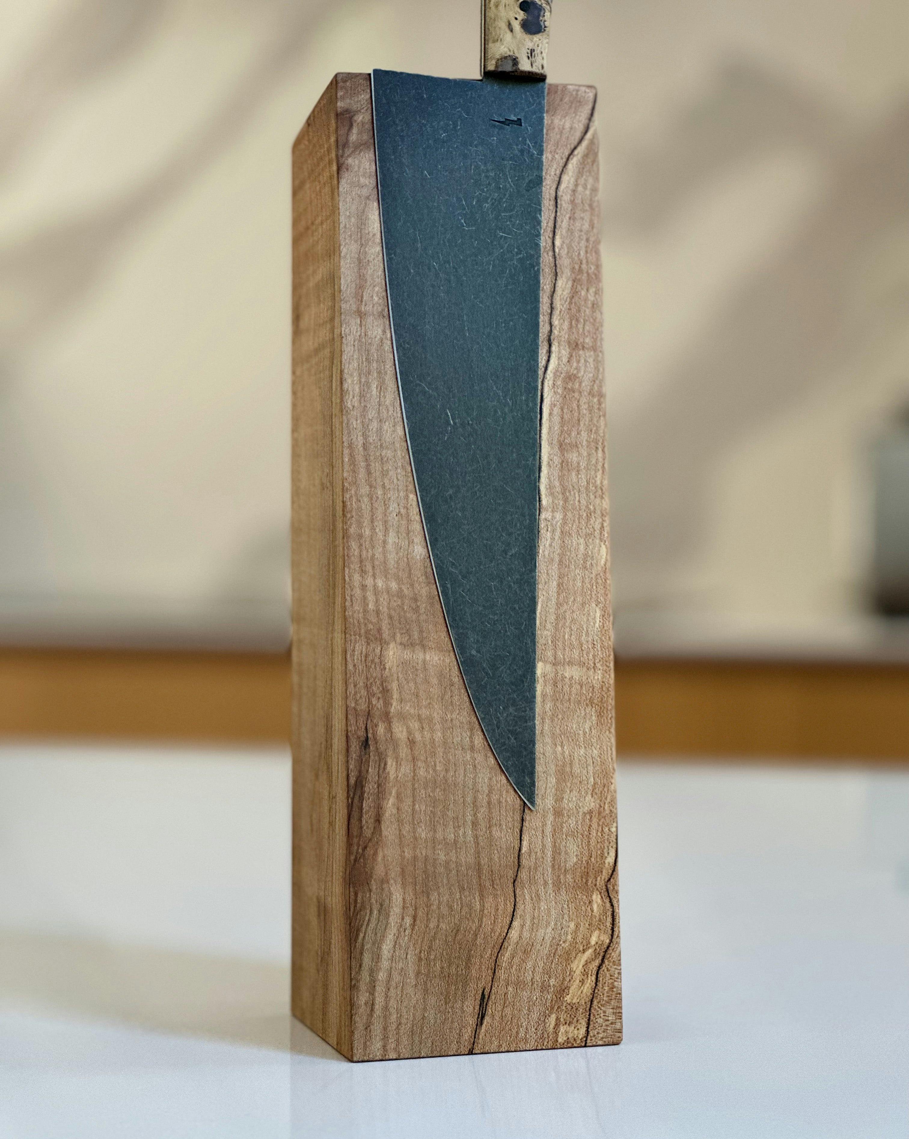 Knife Block - Spalted Maple 231