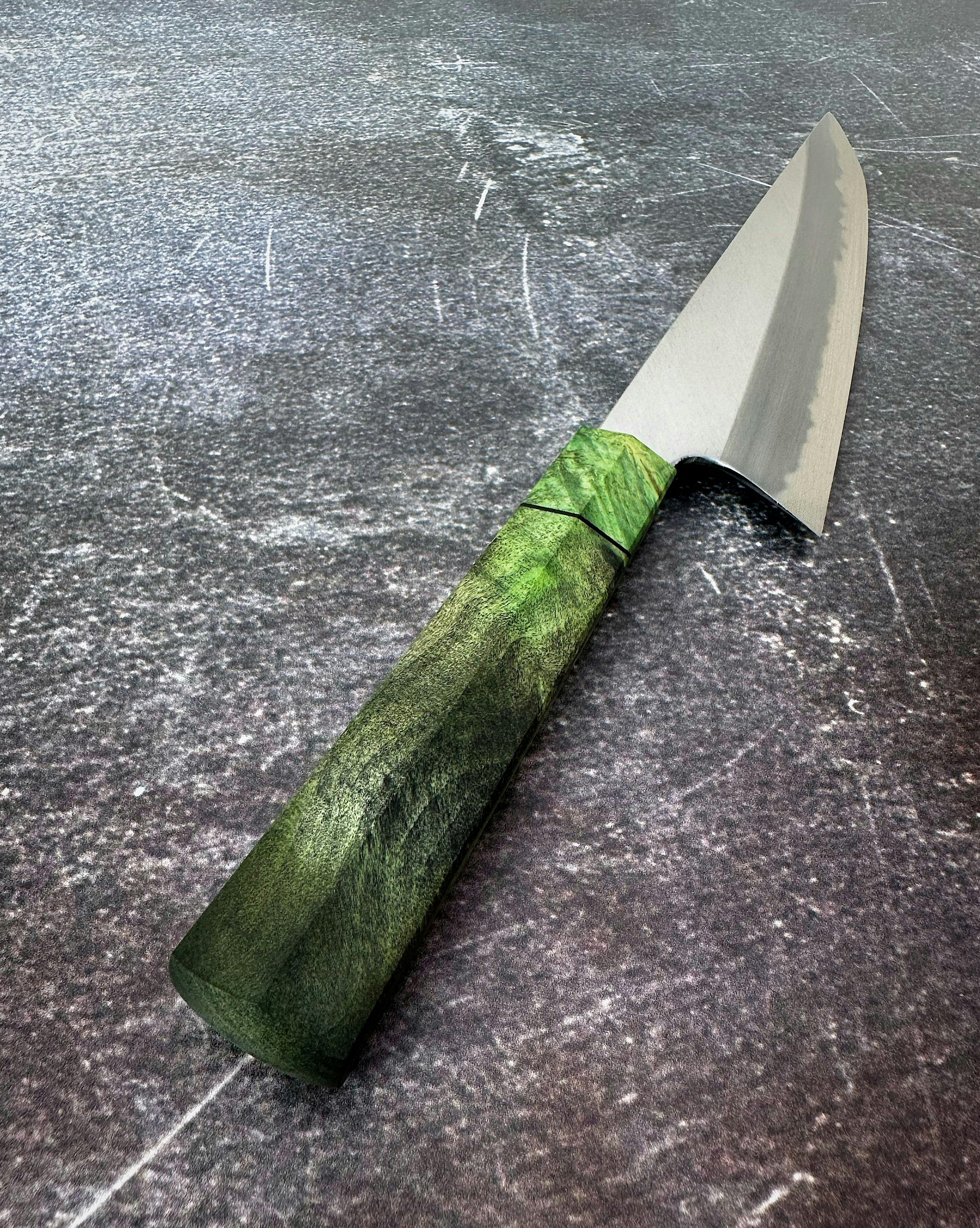 Chefs Knife in Buckeye Burl