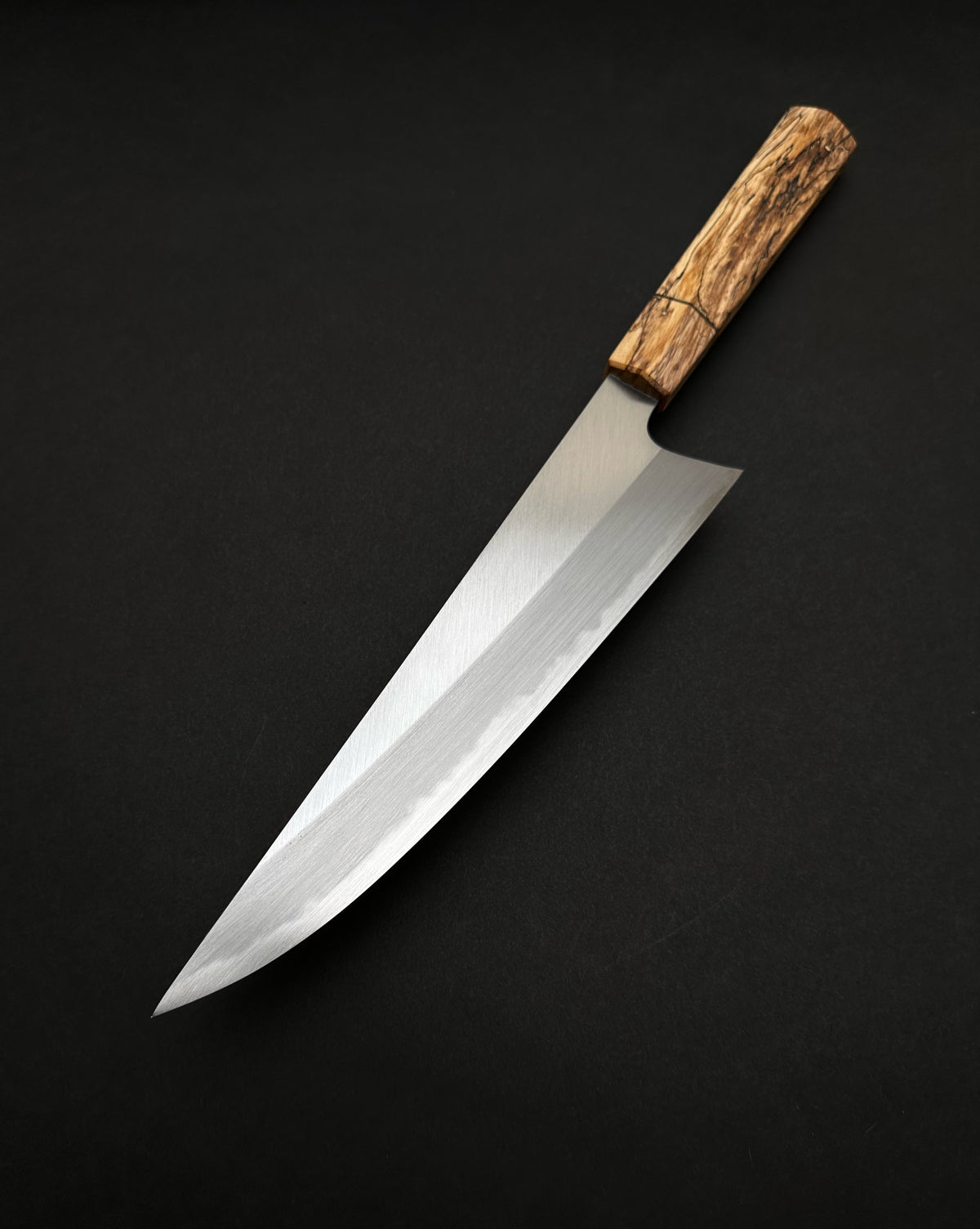 Chefs Knife in Spalted Tamarind