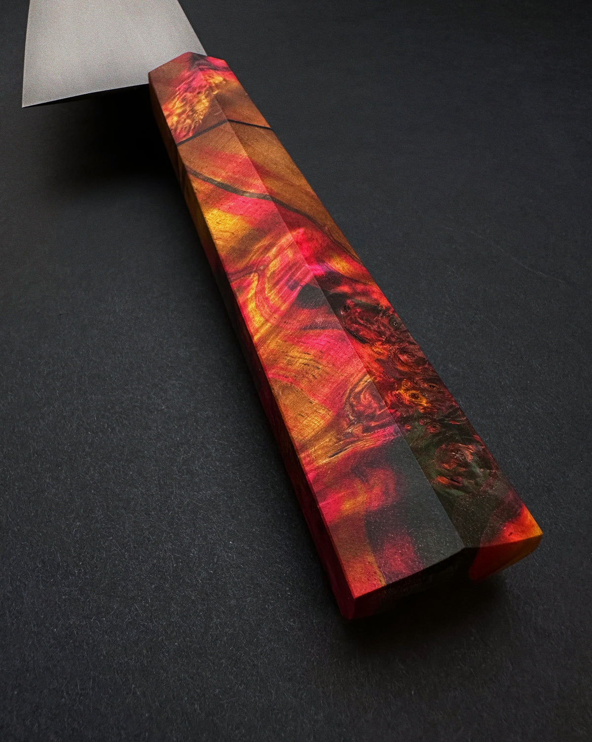 Chefs Knife w/ Birch Burl