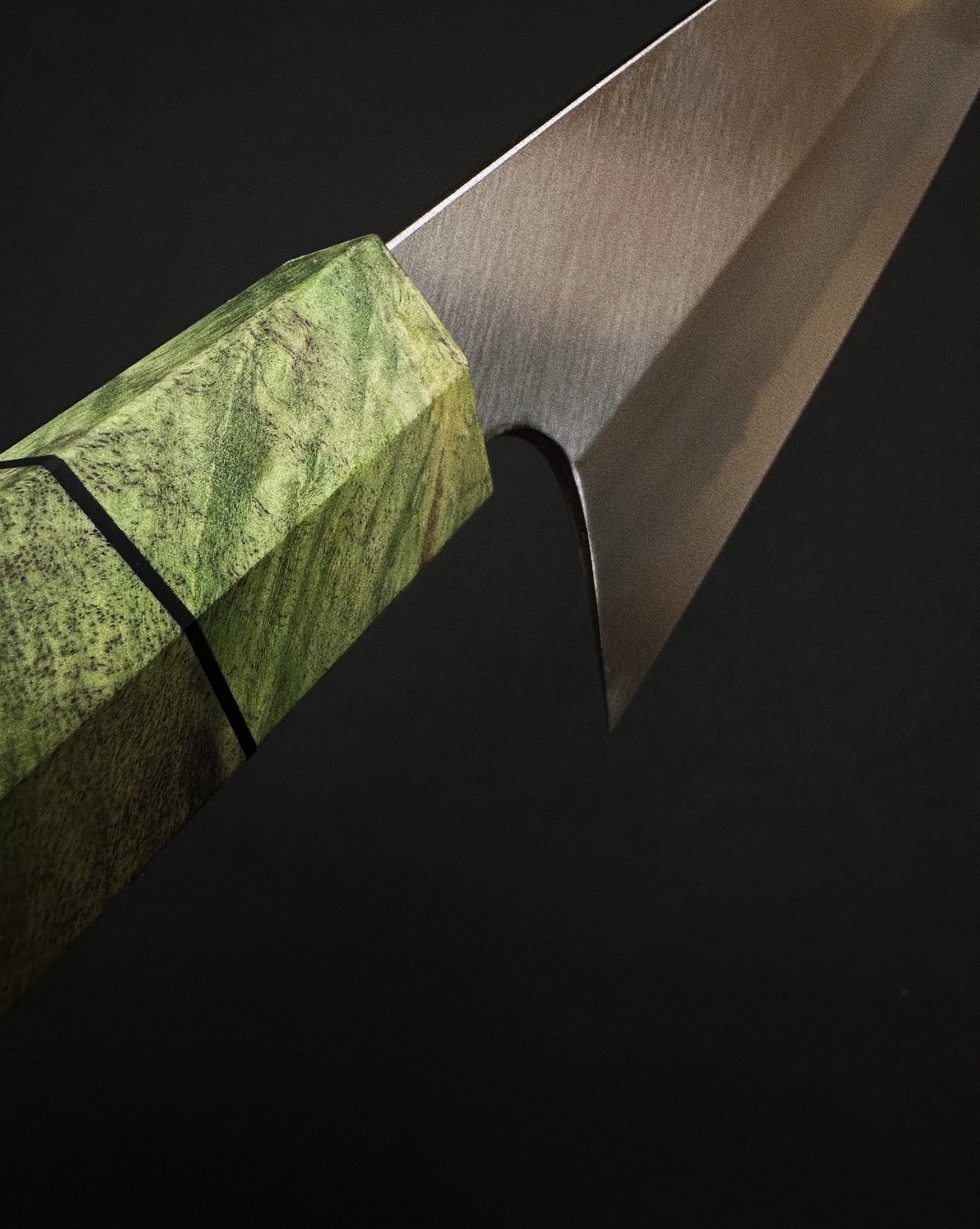 Chefs Knife in Buckeye Burl
