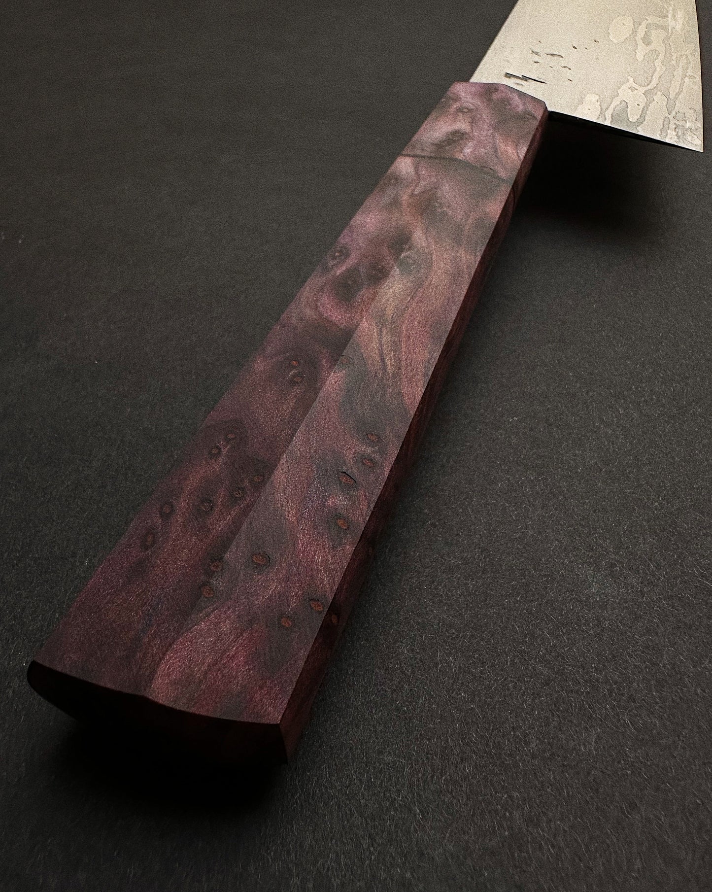 Wrought Iron Clad Chef w/Redwood Burl