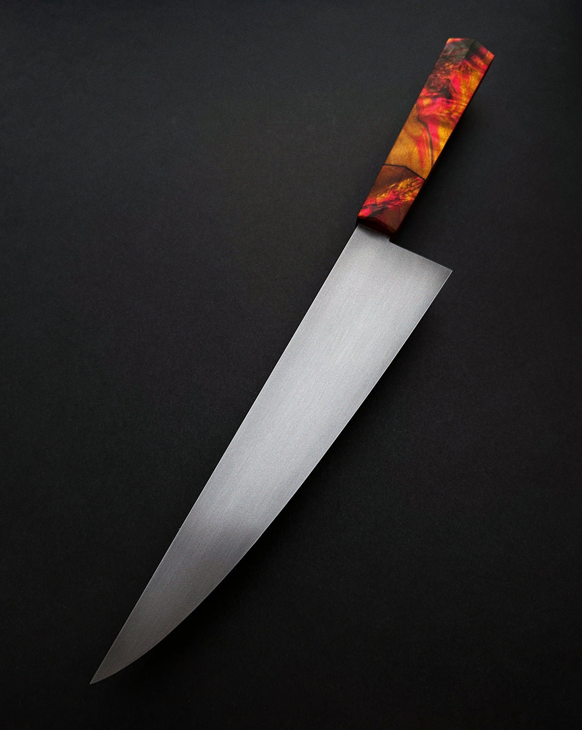 Chefs Knife w/ Birch Burl