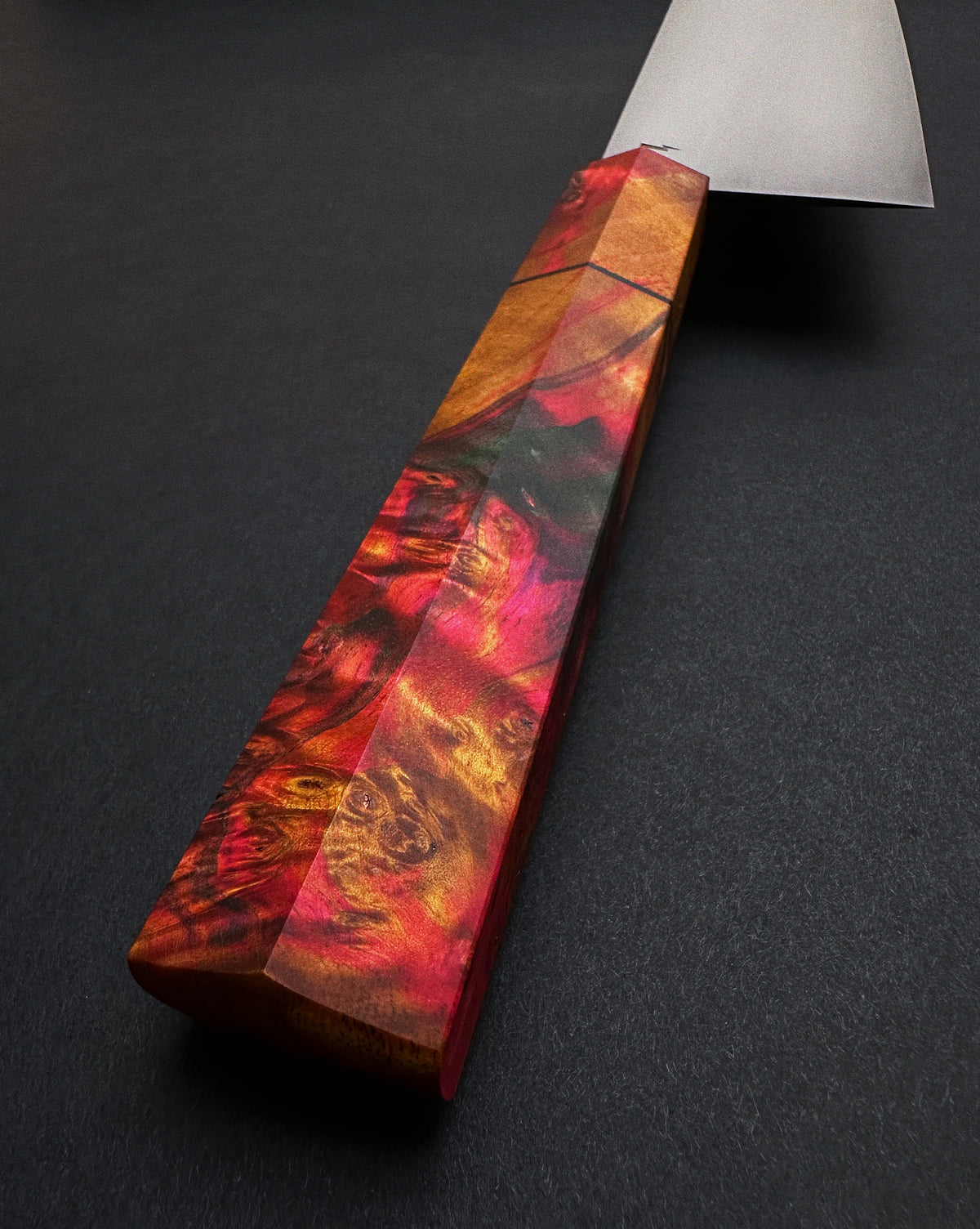 Chefs Knife w/ Birch Burl