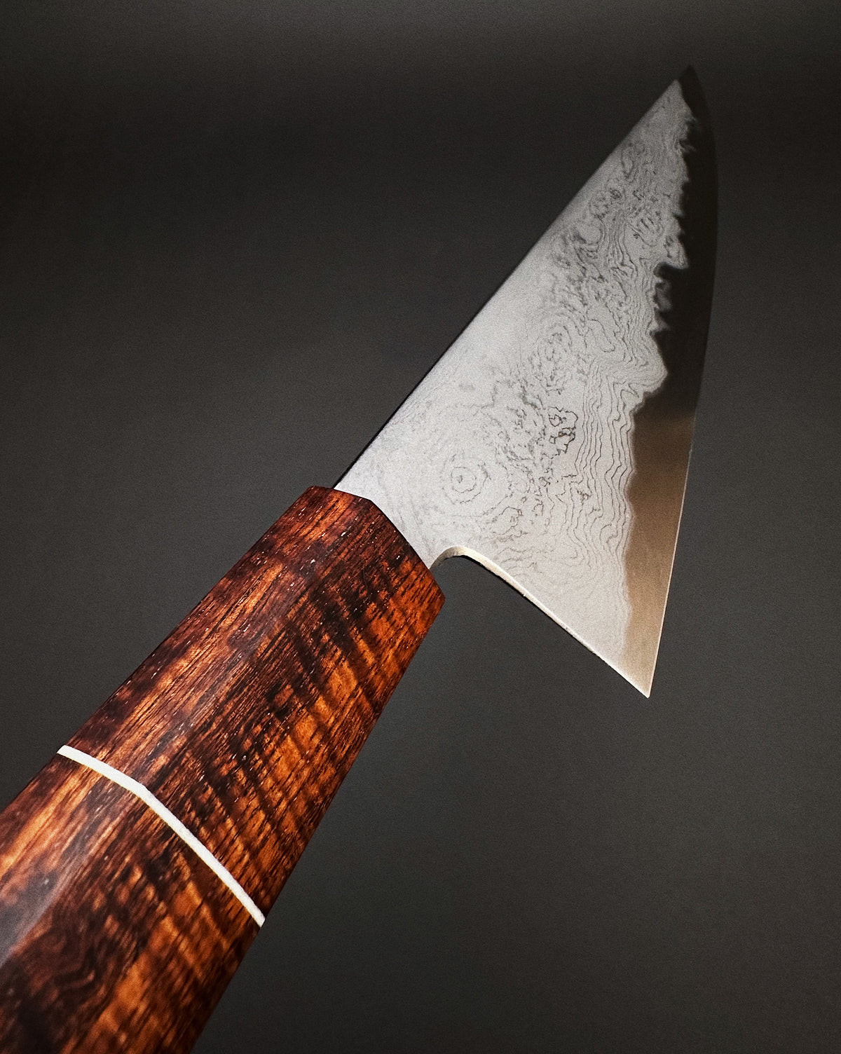 Curly Hawaiian Koa Gyuto