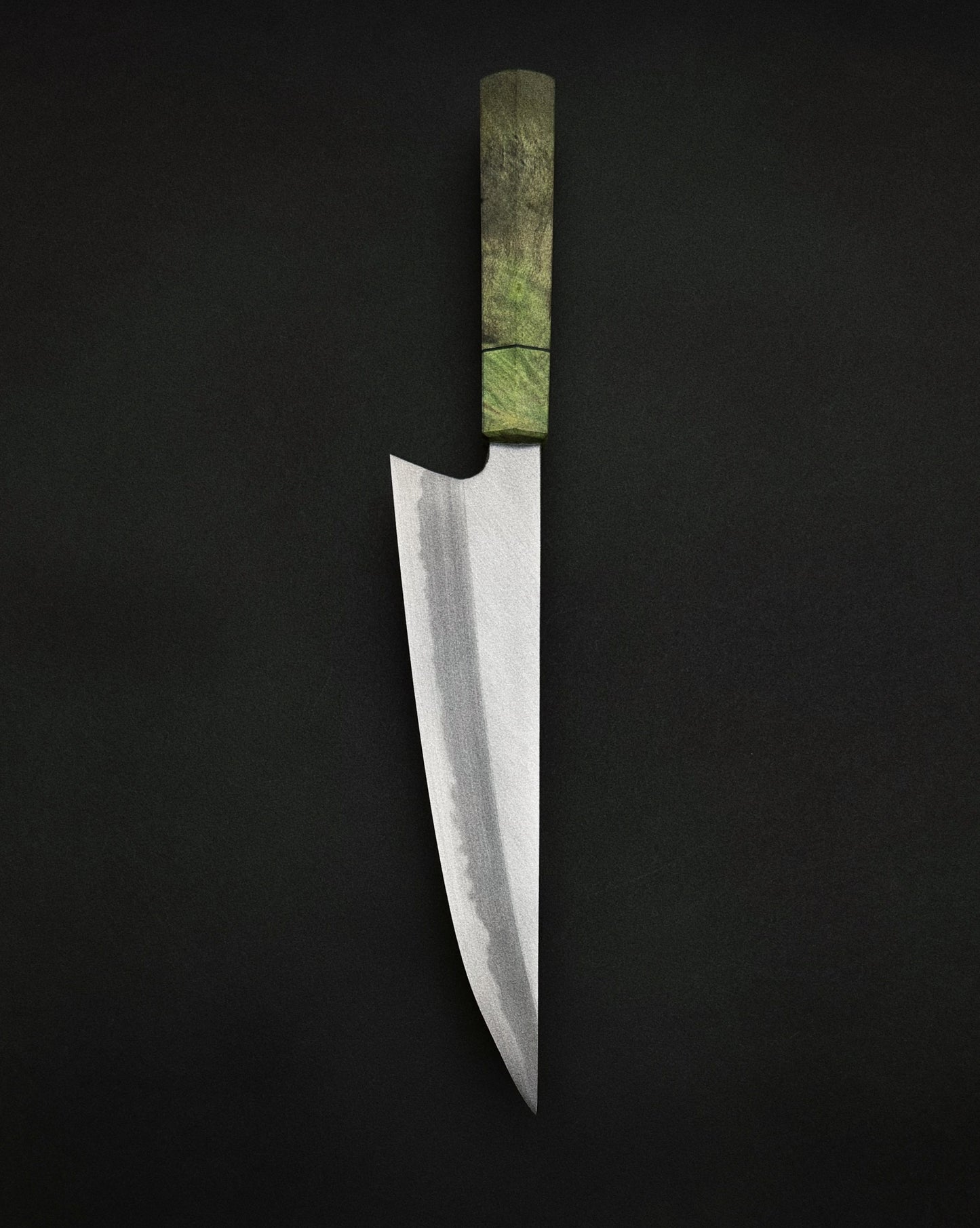 Chefs Knife in Buckeye Burl
