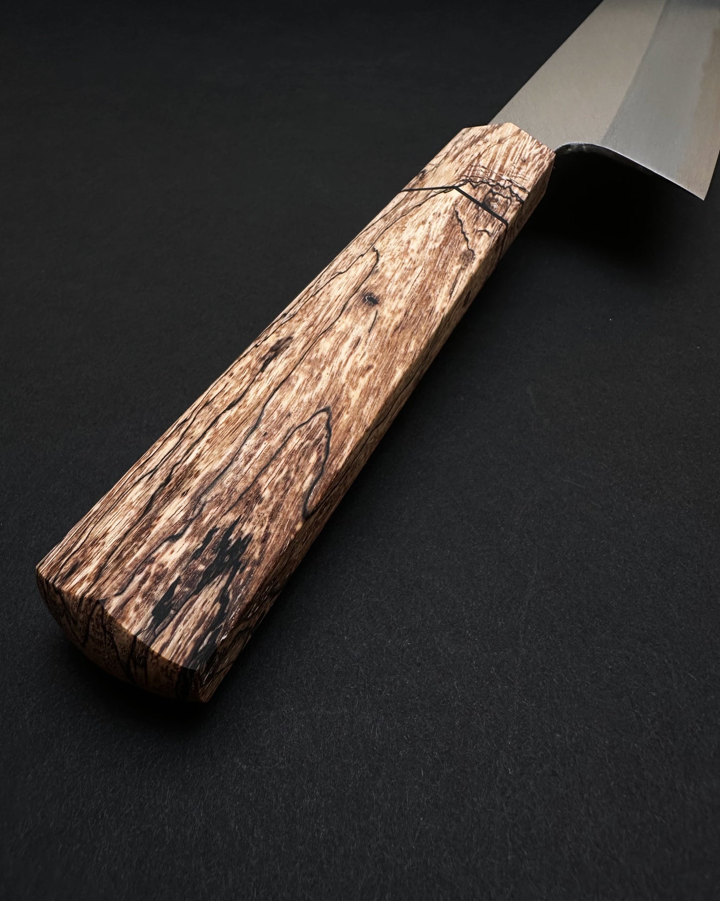 Chefs Knife in Spalted Tamarind