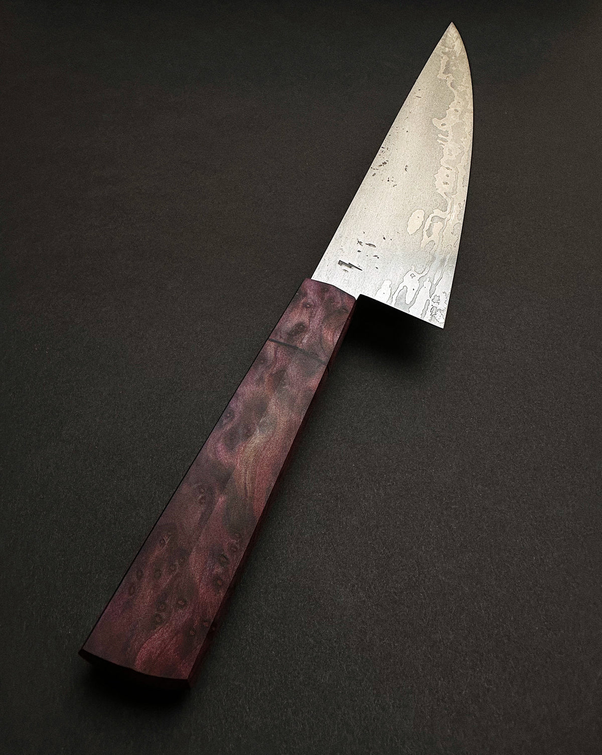 Wrought Iron Clad Chef w/Redwood Burl
